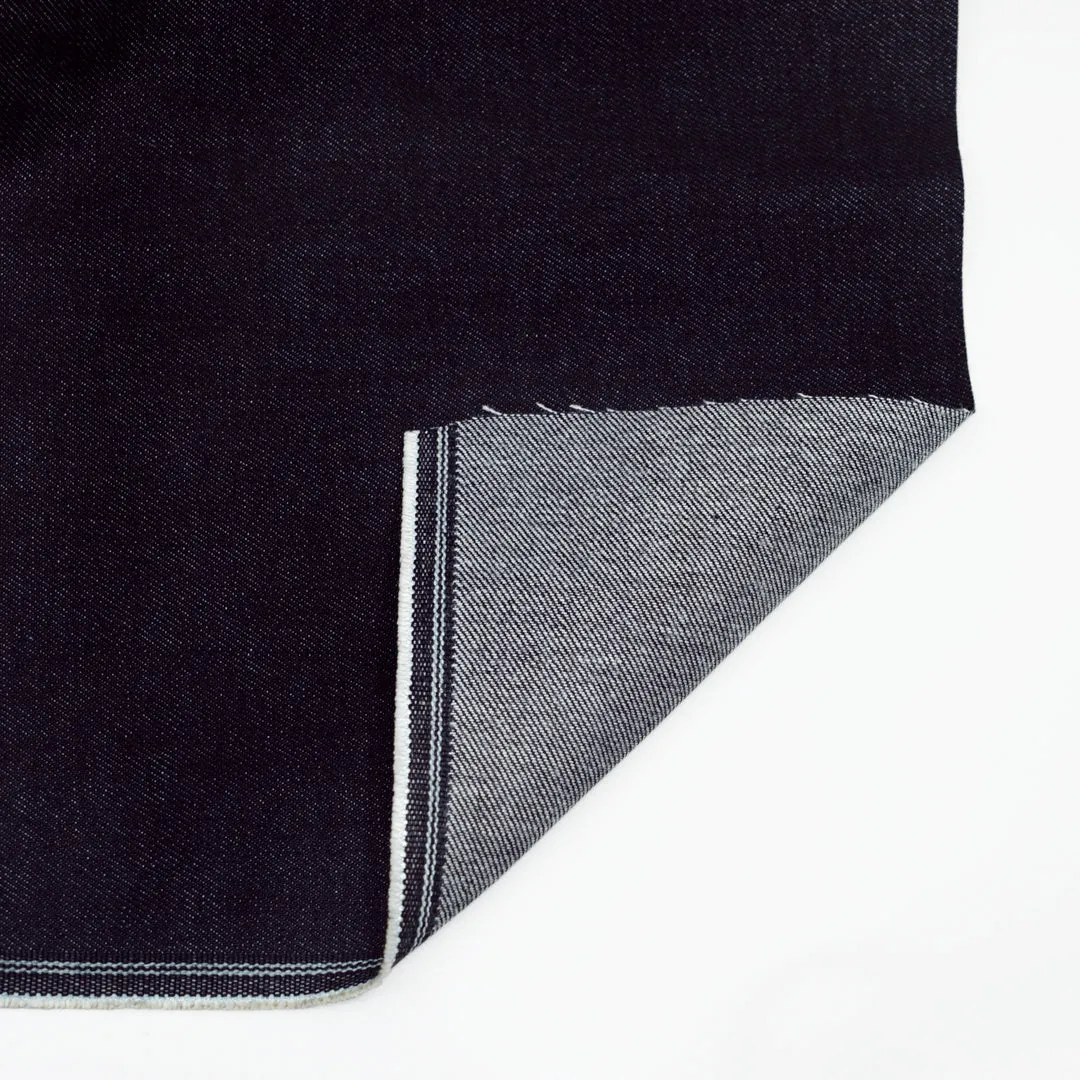 13oz Kurabo Mills Non-Stretch Denim - Dark Indigo