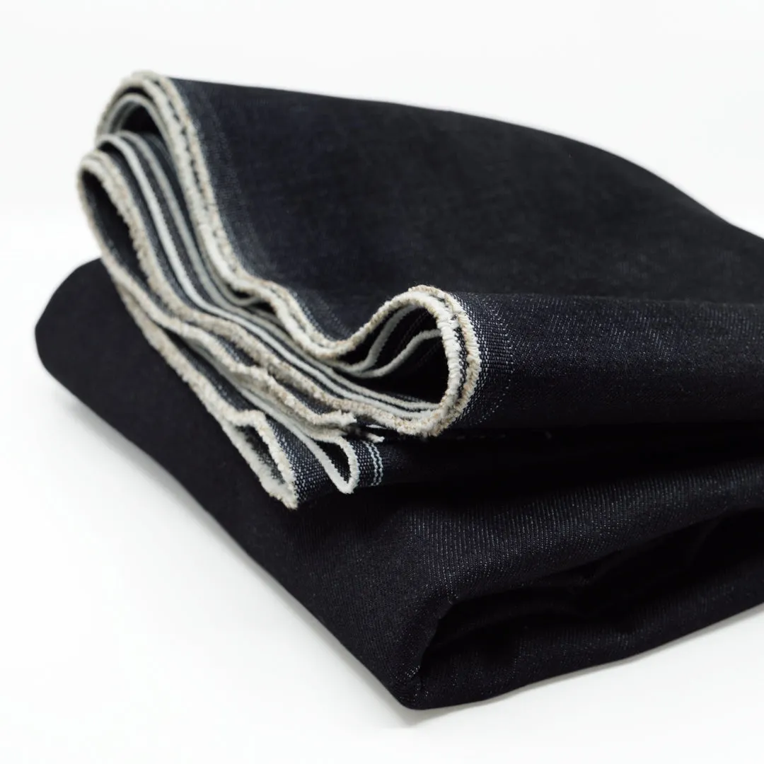 13oz Kurabo Mills Non-Stretch Denim - Dark Indigo