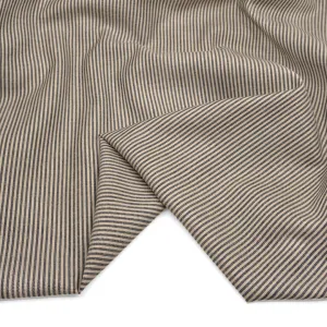 Deadstock Stripe Wool Blend Suiting - Hayride