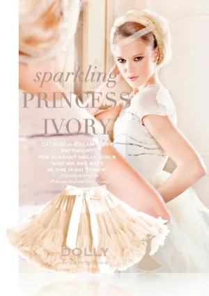 DOLLY by Le Petit Tom THUMBELINA pettiskirt ivory cream