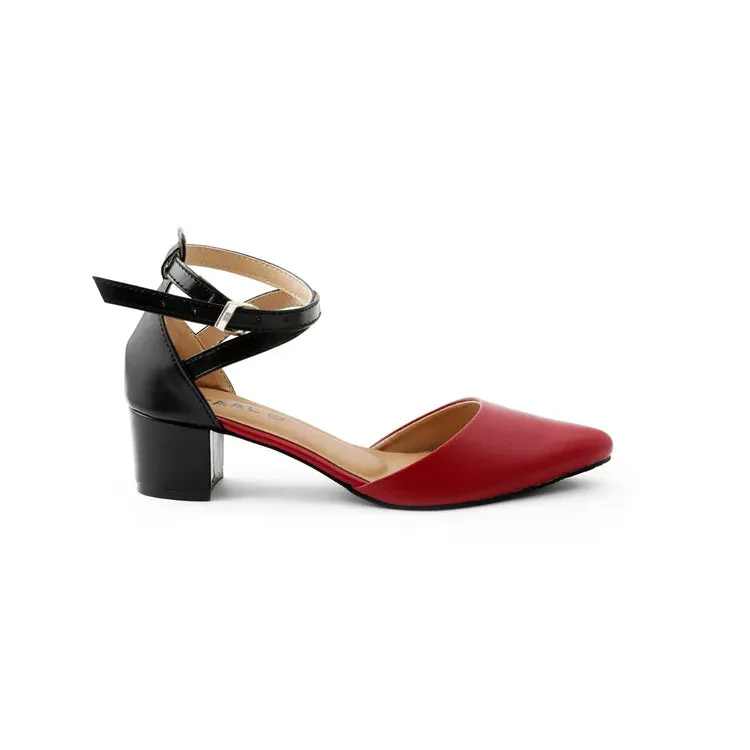 Elblag Heeled Sandals Maroon