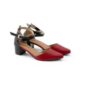Elblag Heeled Sandals Maroon