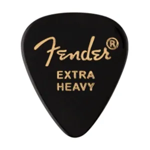 Fender 351 Black Extra Heavy 4 Pack (48) Bundle