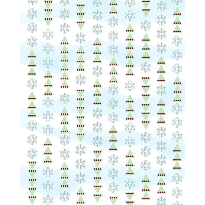 Hillside Holiday Printed Backdrop
