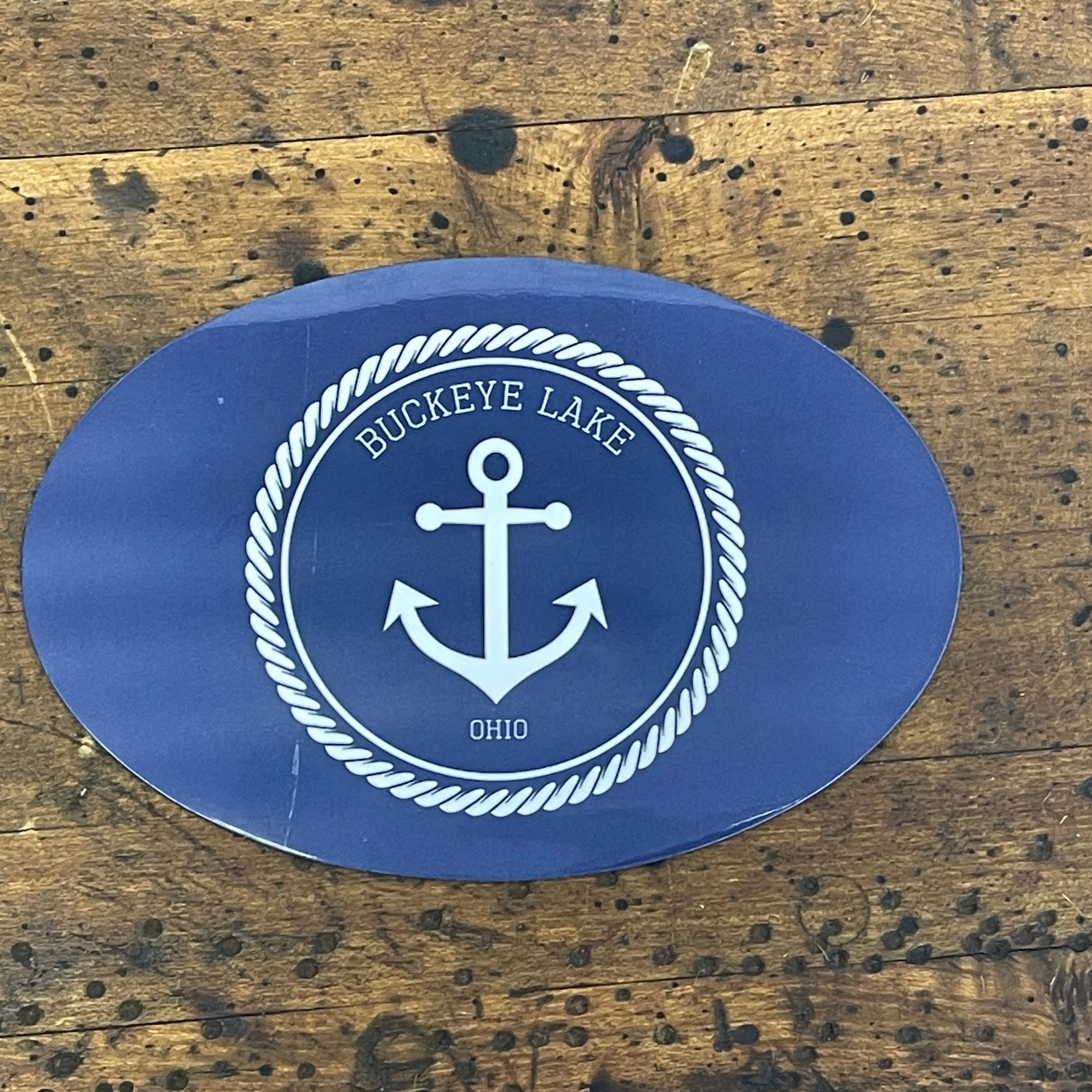 Inverse Anchor Icon Car Magnet