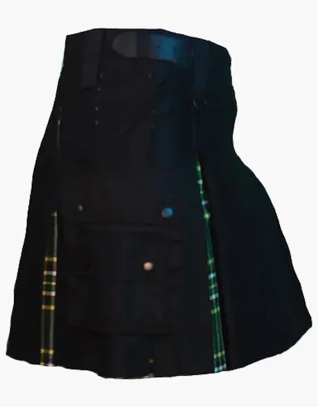 IRISH NATIONAL MINI HYBRID KILT FOR BLACK WOMEN