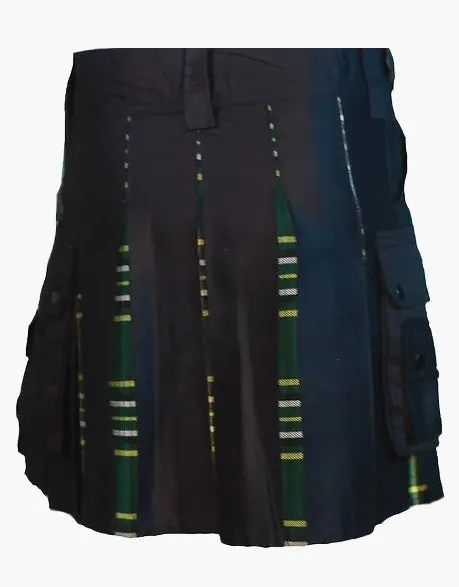 IRISH NATIONAL MINI HYBRID KILT FOR BLACK WOMEN