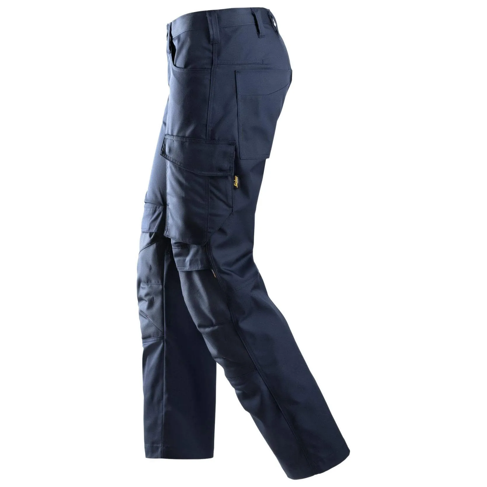 Snickers 6801 Service Trousers With Knee Pad Pockets Navy