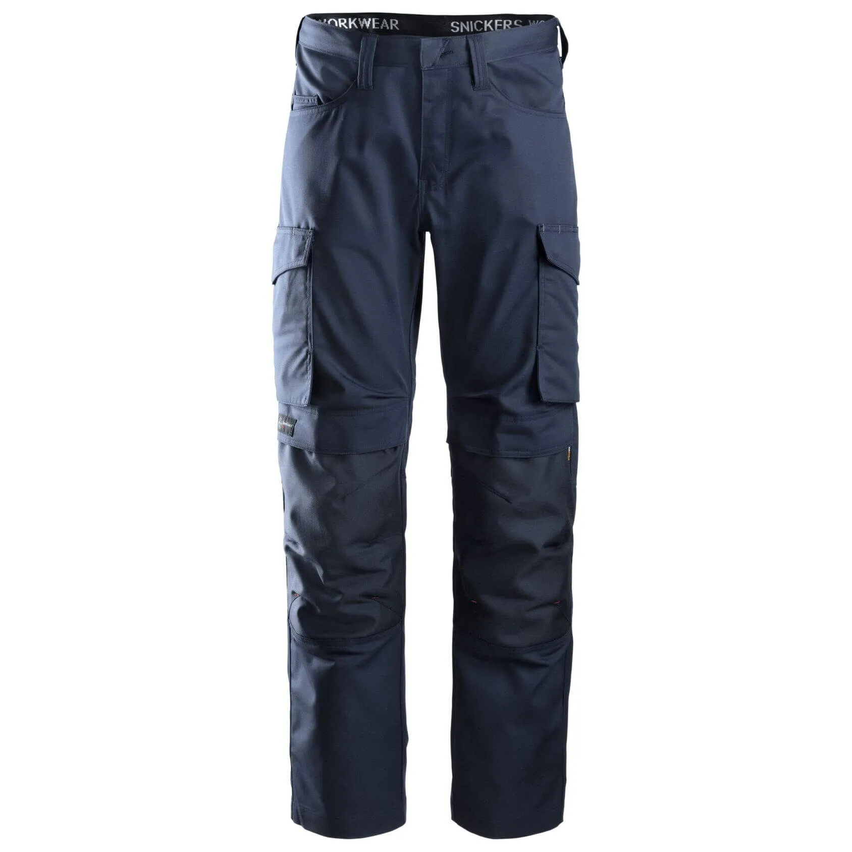 Snickers 6801 Service Trousers With Knee Pad Pockets Navy