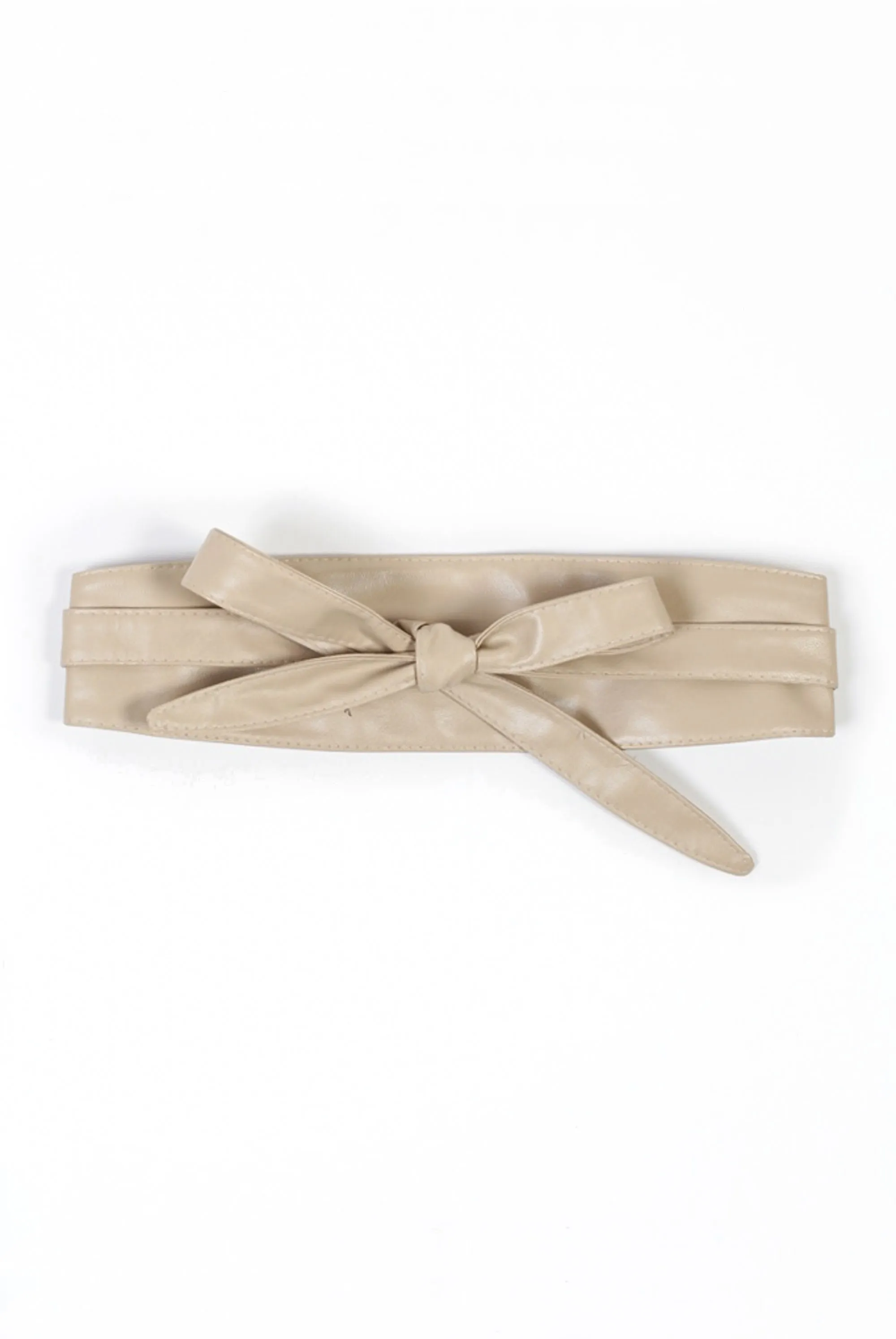 Vegan Leather Wrap Belt