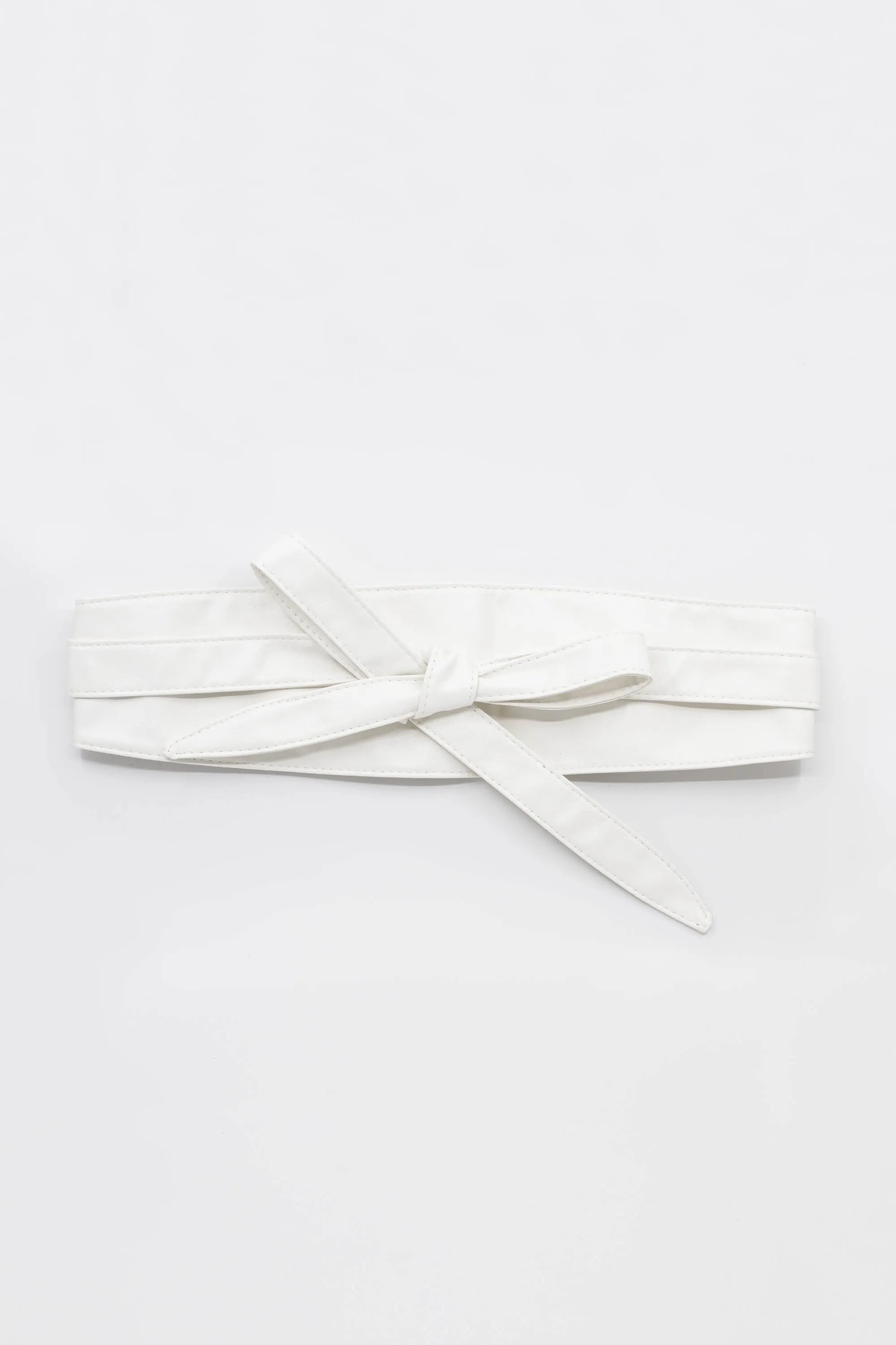 Vegan Leather Wrap Belt